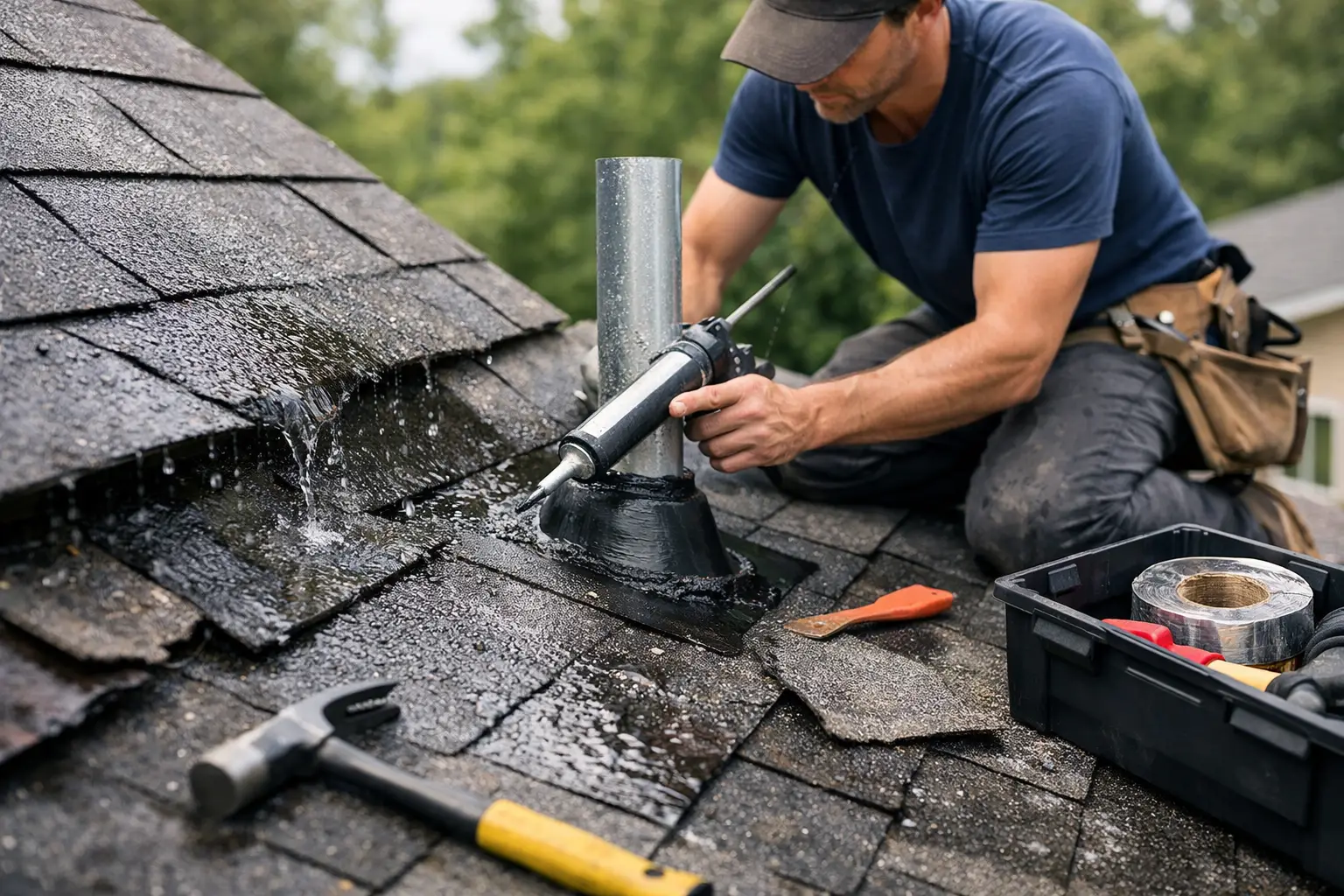 Roof Leak Repair Process for Homeowners