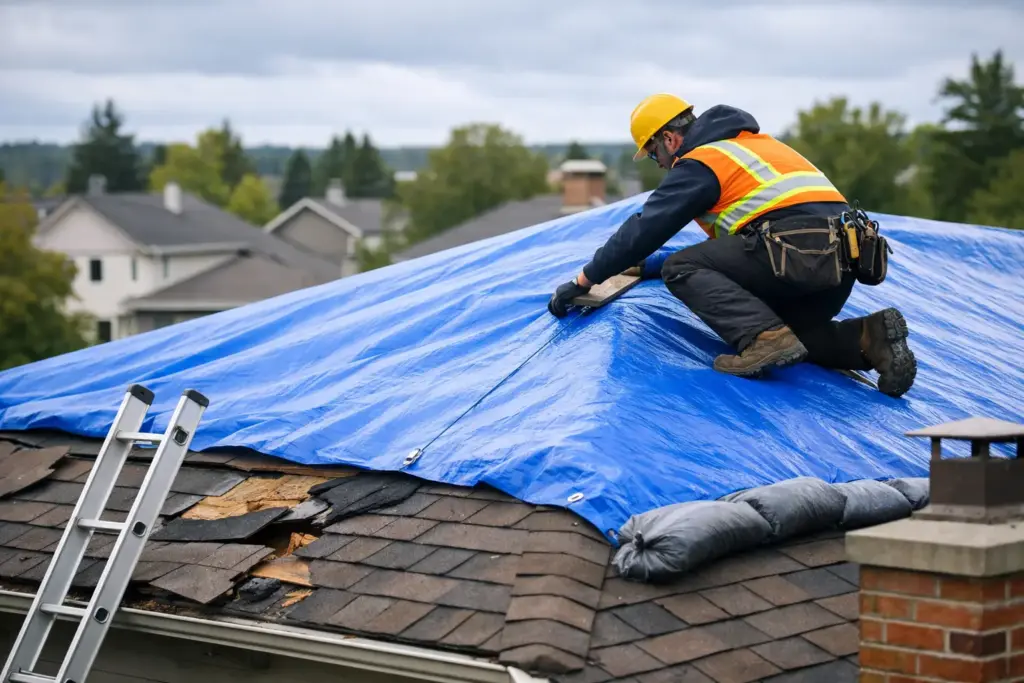 When You Need Emergency Roof Tarping Service