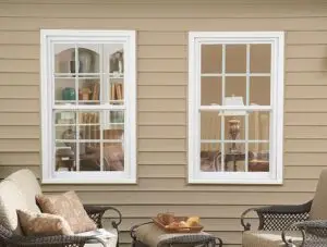 VINYL REPLACEMENT WINDOW OUTSIDE OF HOUSE