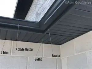 BLACK RESIDENTIAL GUTTERS