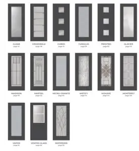 DIFFERENT STYLE ENTRY DOORS TO CHOOSE FROM