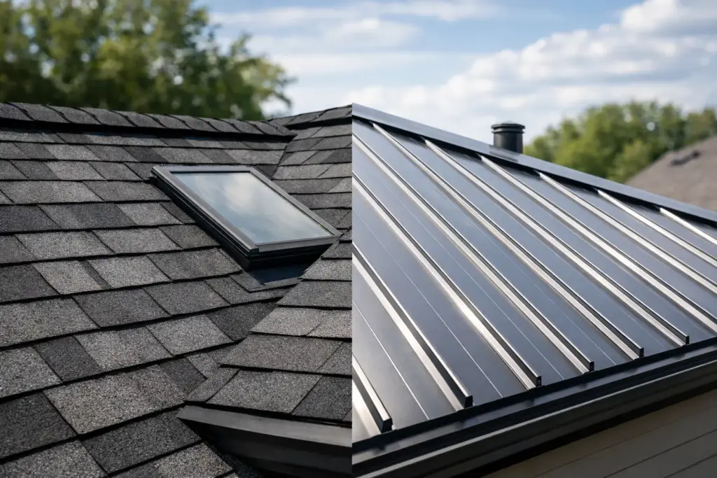 Asphalt Shingles vs Metal Roofing Compared